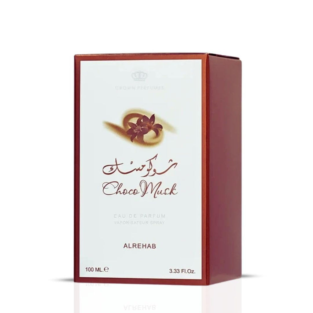 Al-Rehab Choco Musk Eau de Parfum – Warm Gourmand Women’s Fragrance with Chocolate, Vanilla & Musk (50ml)
