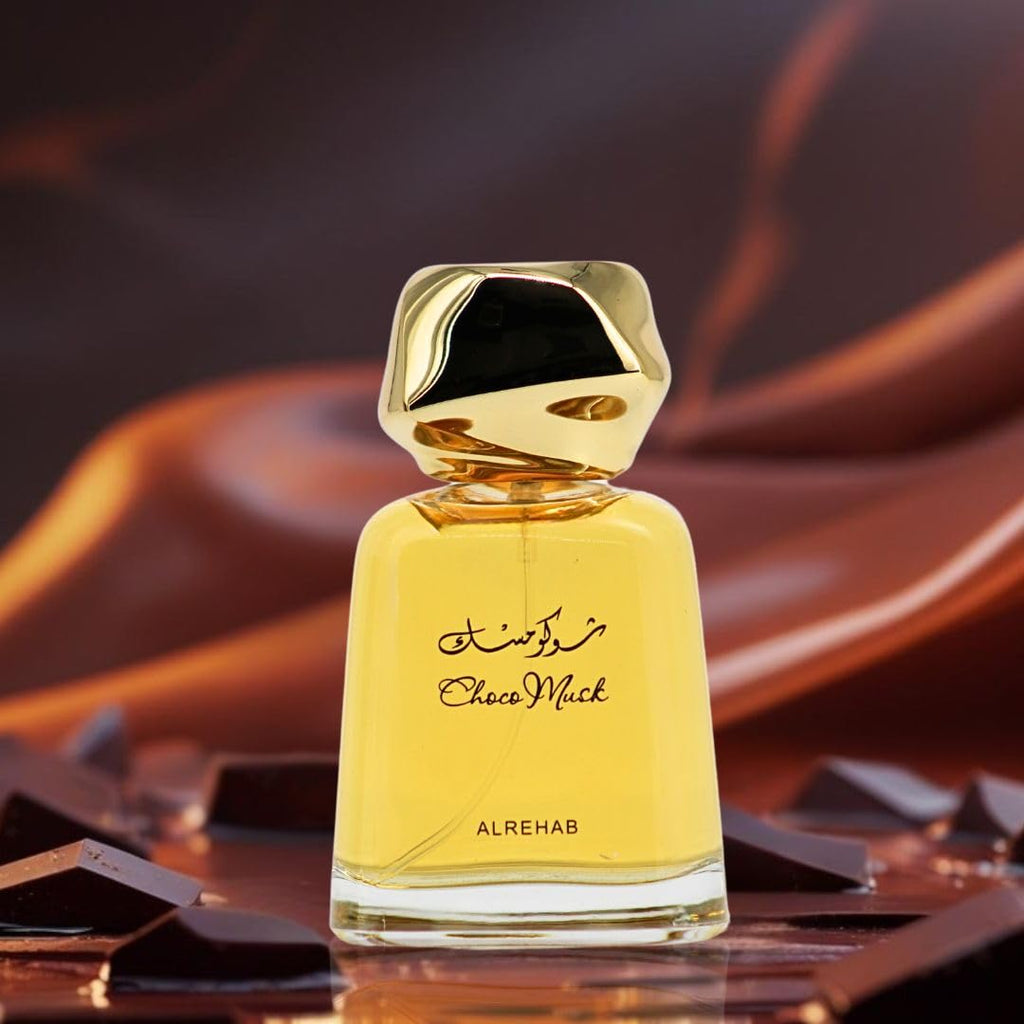 Al-Rehab Choco Musk Eau de Parfum – Warm Gourmand Women’s Fragrance with Chocolate, Vanilla & Musk (50ml)