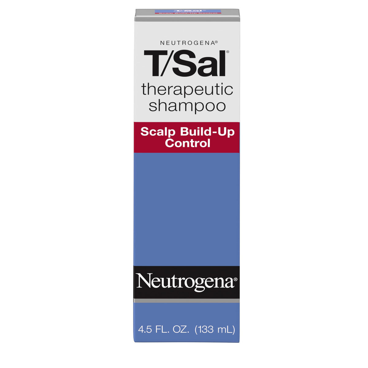 Neutrogena T/Sal Therapeutic Dandruff Shampoo – Maximum Strength 3% Salicylic Acid for Scalp Psoriasis & Dandruff (4.5 fl oz)