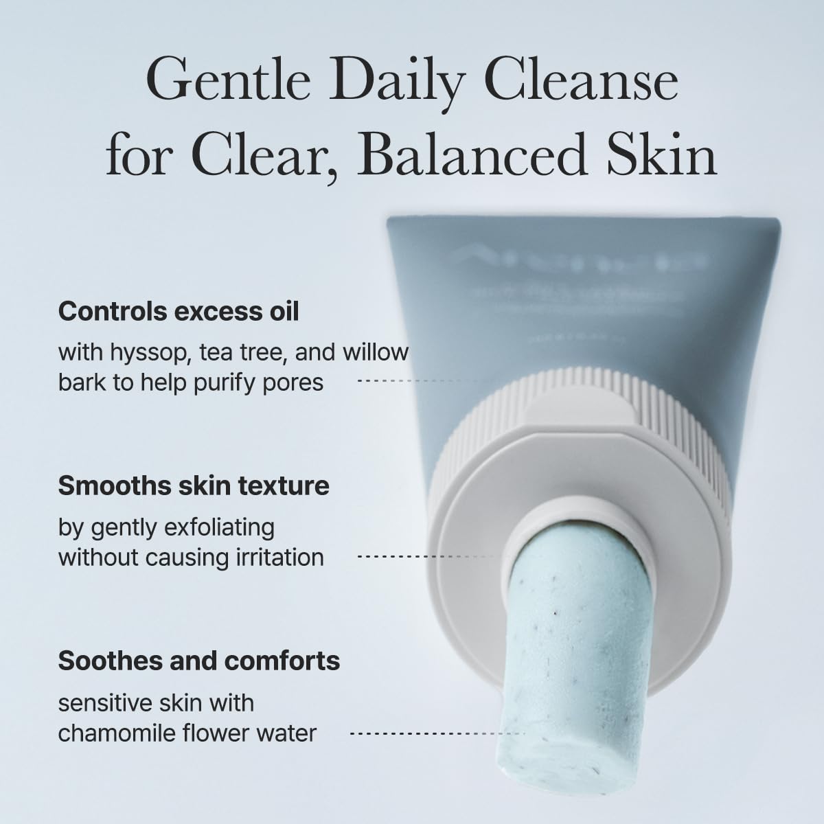 ARENCIA Salicylic Acid, Green Tea + LHA Deep Pore Rice Cake Cleanser – Deep Pore Cleansing for All Skin Types, Korean Face Wash, 150ml / 5.07 fl oz
