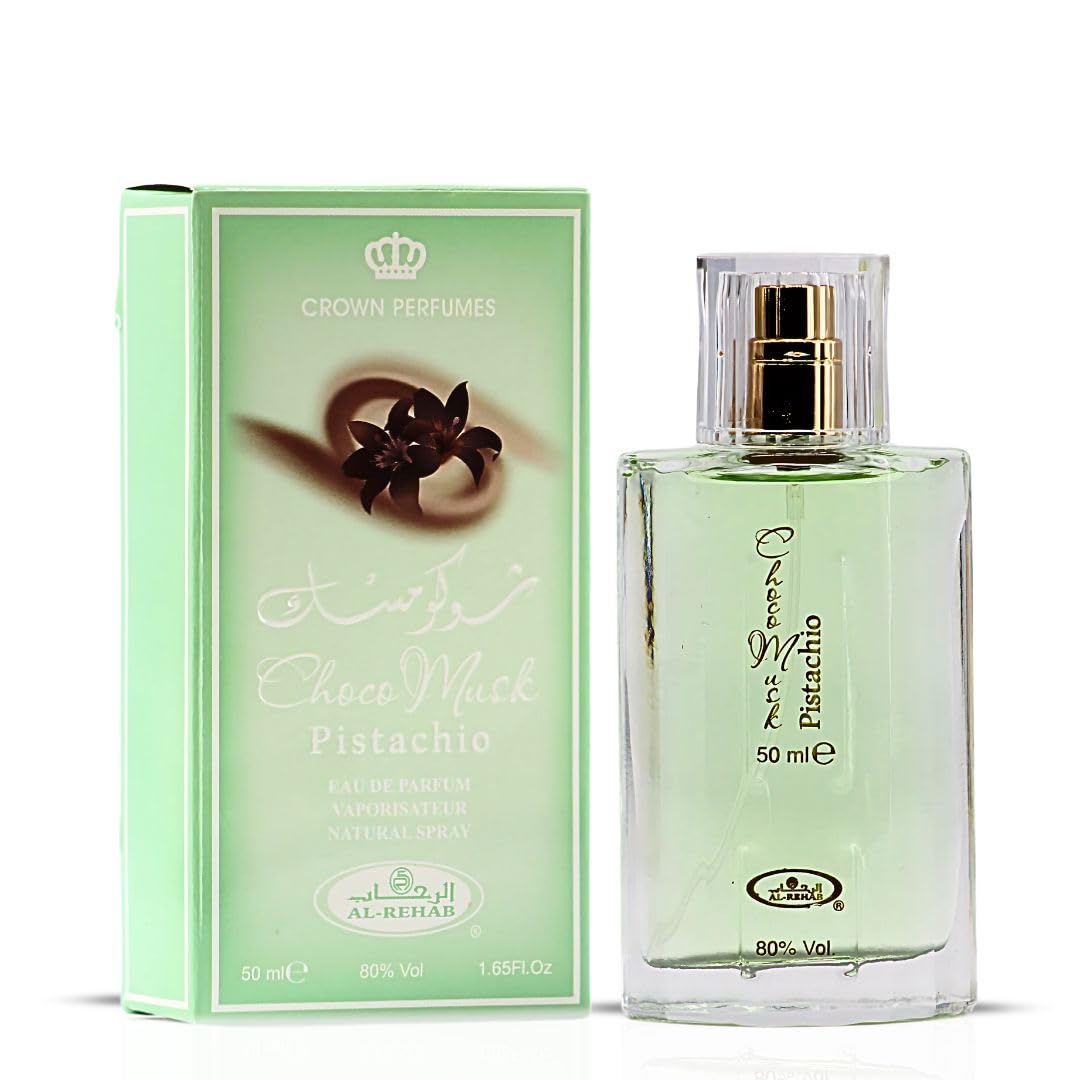 Al-Rehab Choco Musk Eau de Parfum – Warm Gourmand Women’s Fragrance with Chocolate, Vanilla & Musk (50ml)