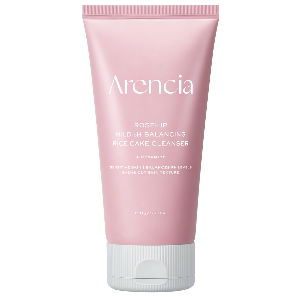 ARENCIA Salicylic Acid, Green Tea + LHA Deep Pore Rice Cake Cleanser – Deep Pore Cleansing for All Skin Types, Korean Face Wash, 150ml / 5.07 fl oz