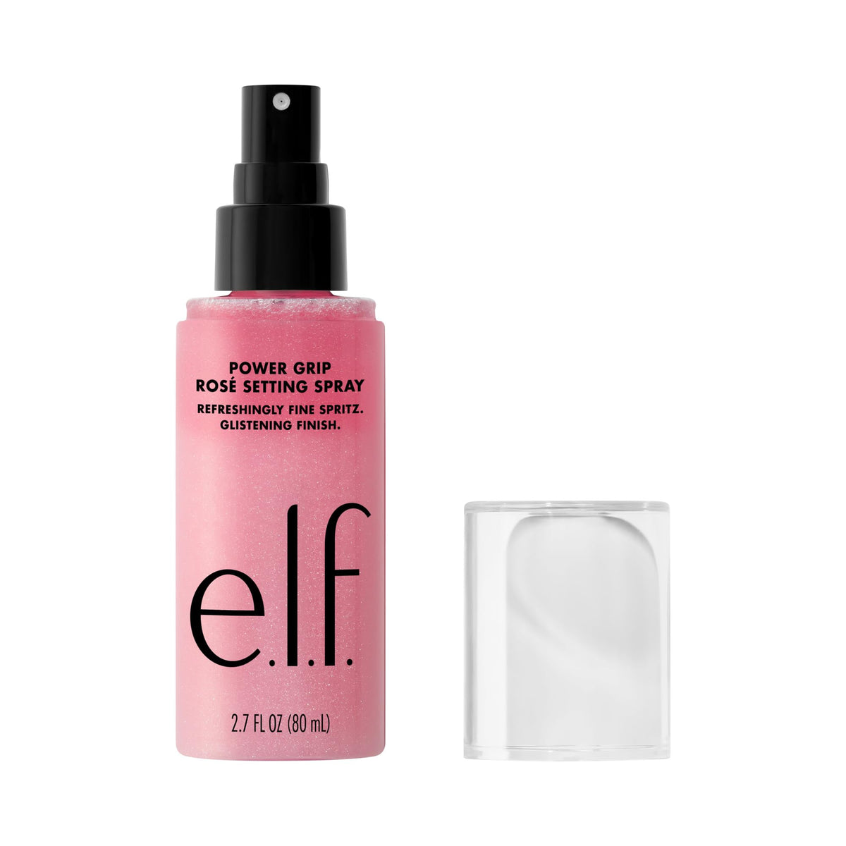 e.l.f. Power Grip Dewy Setting Spray – Bi-Phase Hydrating Mist with Aloe, Hyaluronic Acid & Squalane