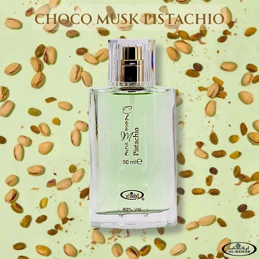 Al-Rehab Choco Musk Eau de Parfum – Warm Gourmand Women’s Fragrance with Chocolate, Vanilla & Musk (50ml)