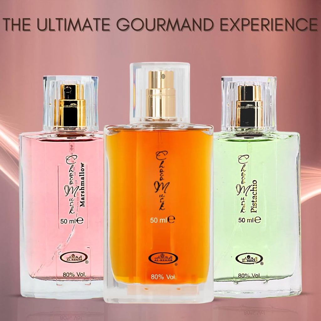 Al-Rehab Choco Musk Eau de Parfum – Warm Gourmand Women’s Fragrance with Chocolate, Vanilla & Musk (50ml)