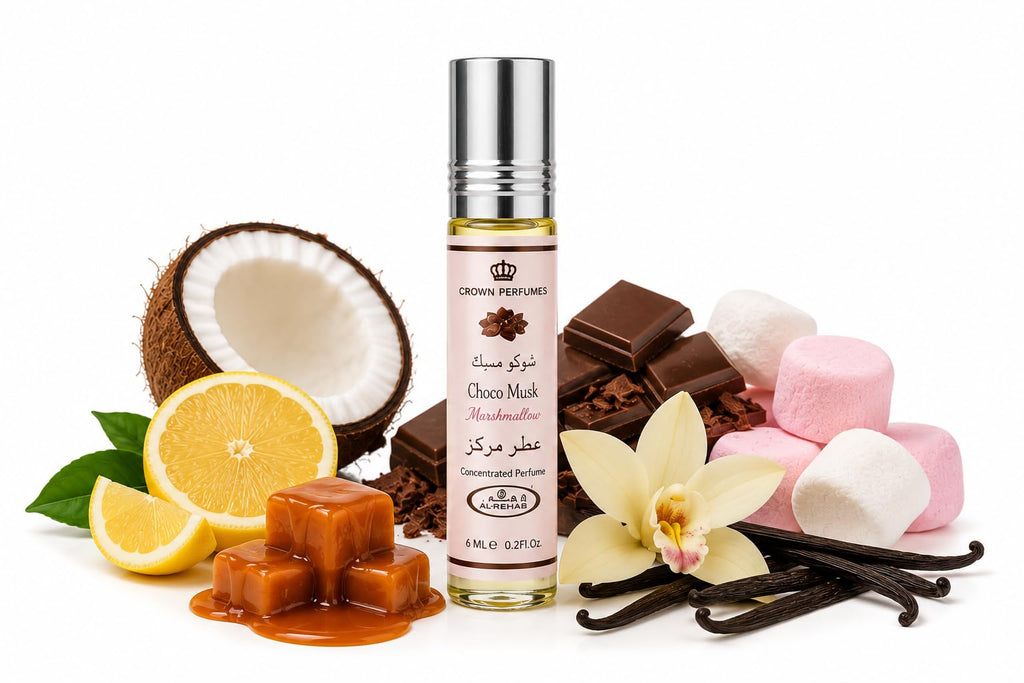 Al-Rehab Choco Musk Eau de Parfum – Warm Gourmand Women’s Fragrance with Chocolate, Vanilla & Musk (50ml)