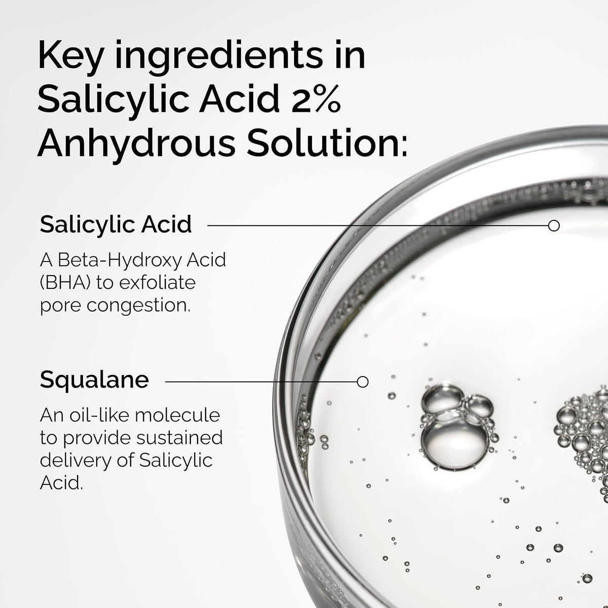 The Ordinary Salicylic Acid 2% Anhydrous Solution – Exfoliating Serum for Clearer Skin