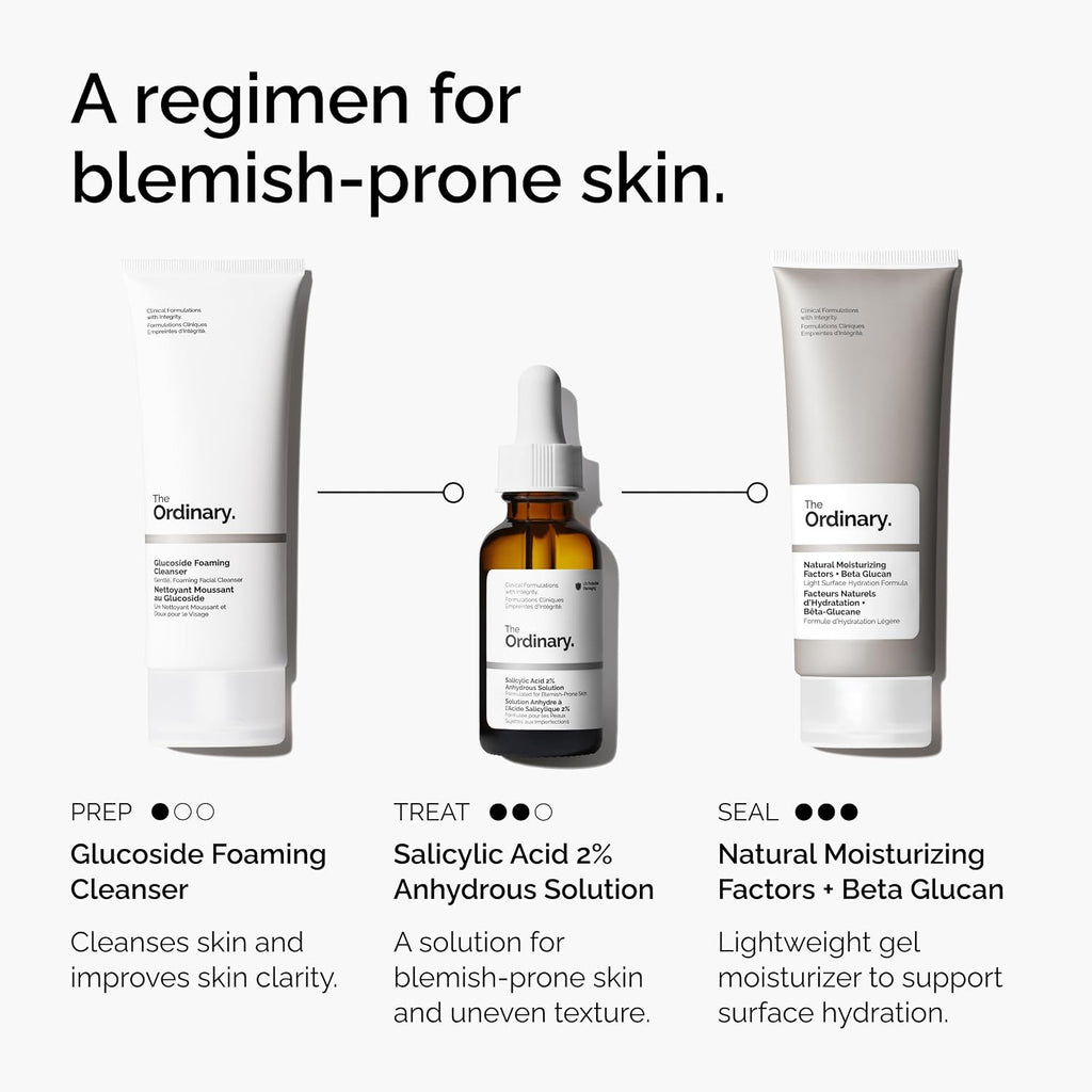 The Ordinary Salicylic Acid 2% Anhydrous Solution – Exfoliating Serum for Clearer Skin