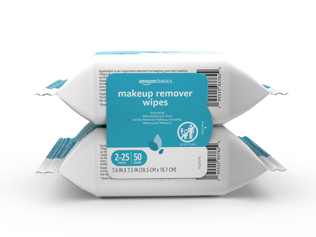 Makeup Remover Wipes – Gentle, Alcohol-Free & pH-Balanced | Removes Waterproof Mascara (25 Count)