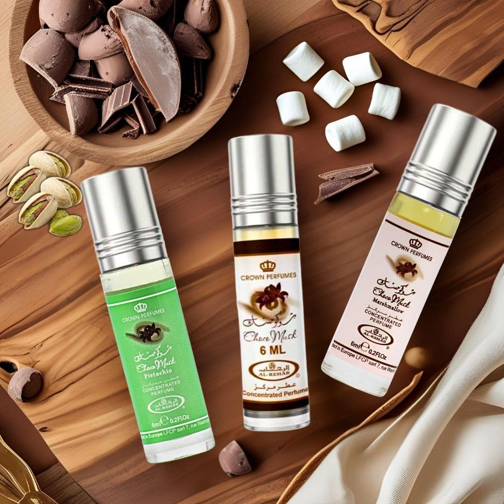 Al-Rehab Choco Musk Eau de Parfum – Warm Gourmand Women’s Fragrance with Chocolate, Vanilla & Musk (50ml)