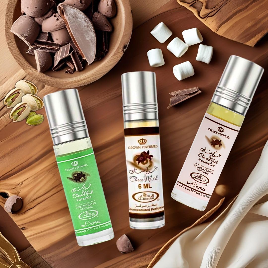 Al-Rehab Choco Musk Eau de Parfum – Warm Gourmand Women’s Fragrance with Chocolate, Vanilla & Musk (50ml)
