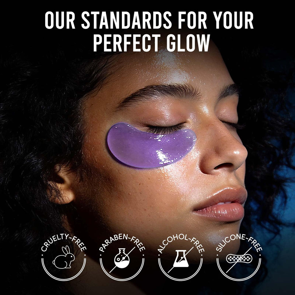 AILEORY Under Eye Patches – Tri-Color Glitter Gel Pads | Dark Circles, Puffiness & Wrinkles