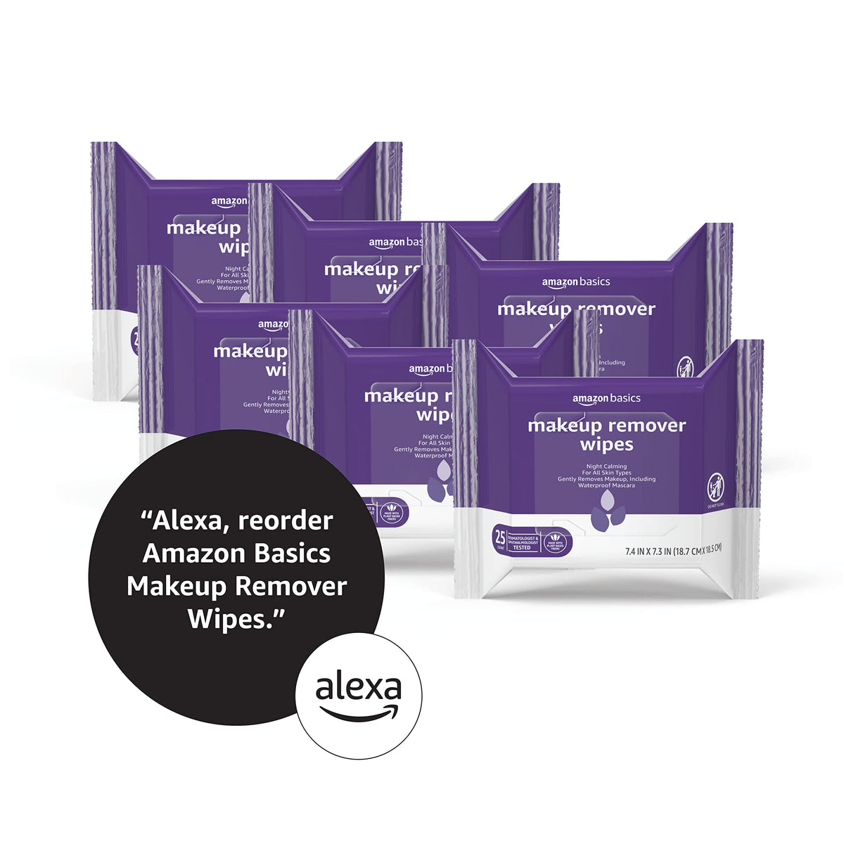 Makeup Remover Wipes – Gentle, Alcohol-Free & pH-Balanced | Removes Waterproof Mascara (25 Count)