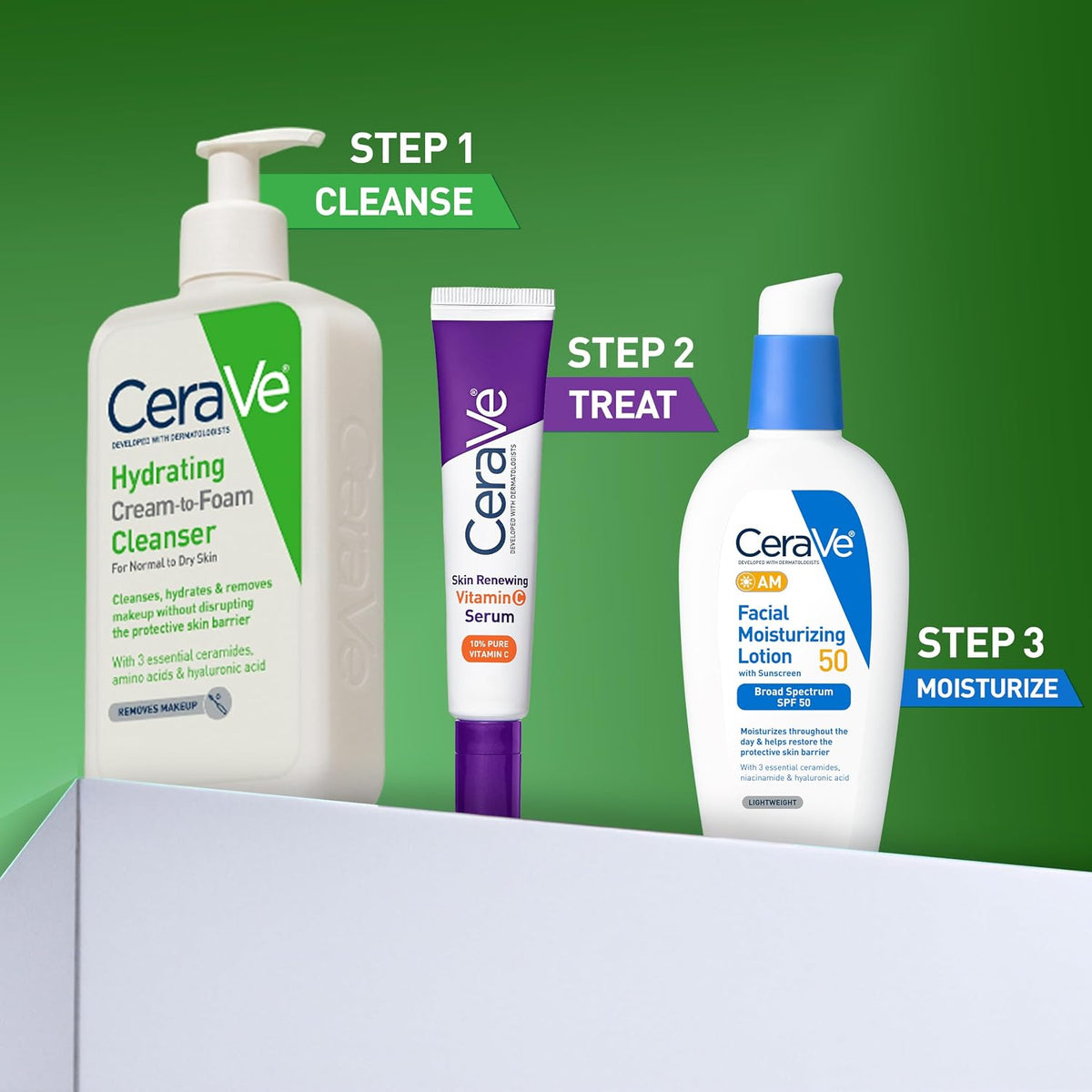 CeraVe Hydrating Cream To Foam Cleanser, Face Wash for Dry Skin, 19oz