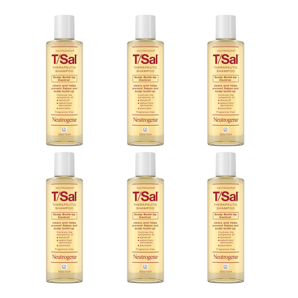 Neutrogena T/Sal Therapeutic Dandruff Shampoo – Maximum Strength 3% Salicylic Acid for Scalp Psoriasis & Dandruff (4.5 fl oz)
