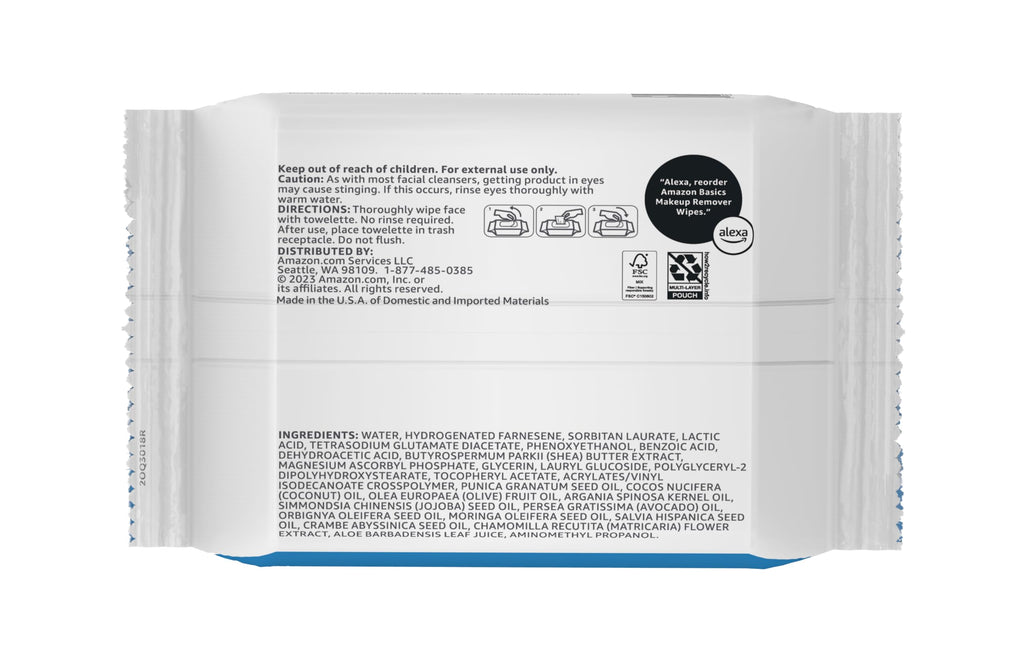 Makeup Remover Wipes – Gentle, Alcohol-Free & pH-Balanced | Removes Waterproof Mascara (25 Count)