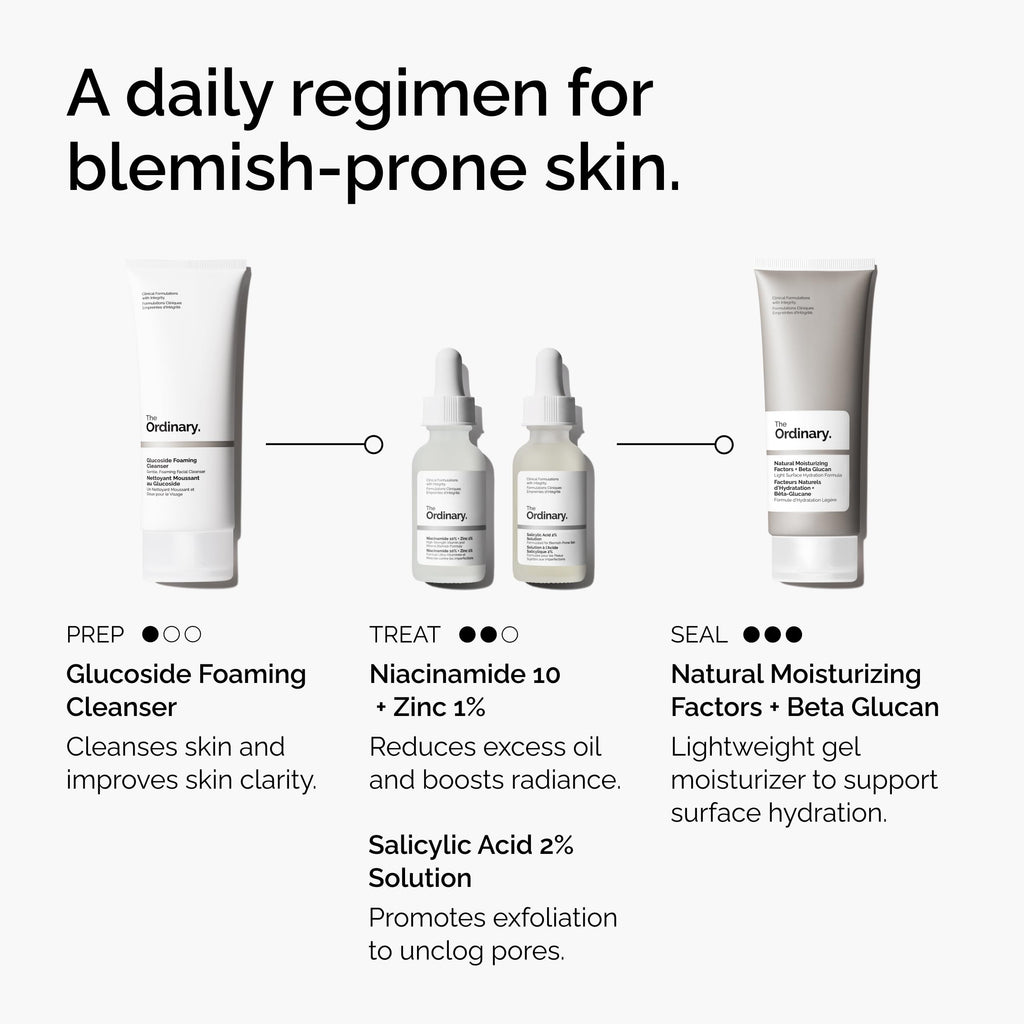 The Ordinary Salicylic Acid 2% Solution – Acne-Fighting Serum for Blemish-Prone Skin