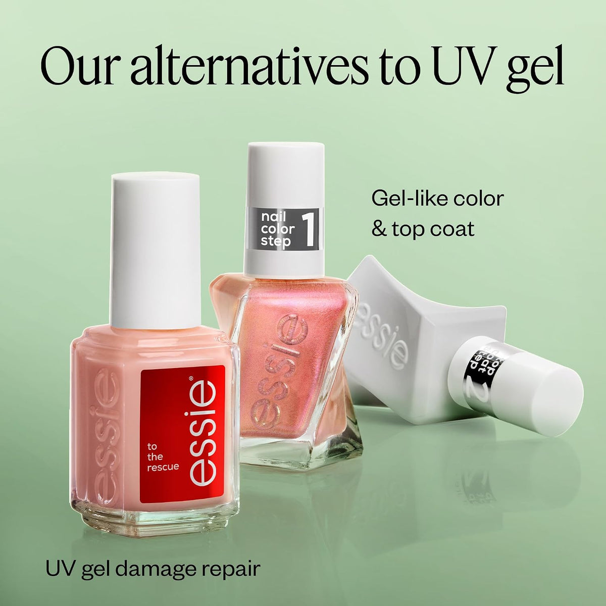 Essie Gel Couture Long-Lasting Nail Polish, 8-Free Vegan, 0.46 fl oz