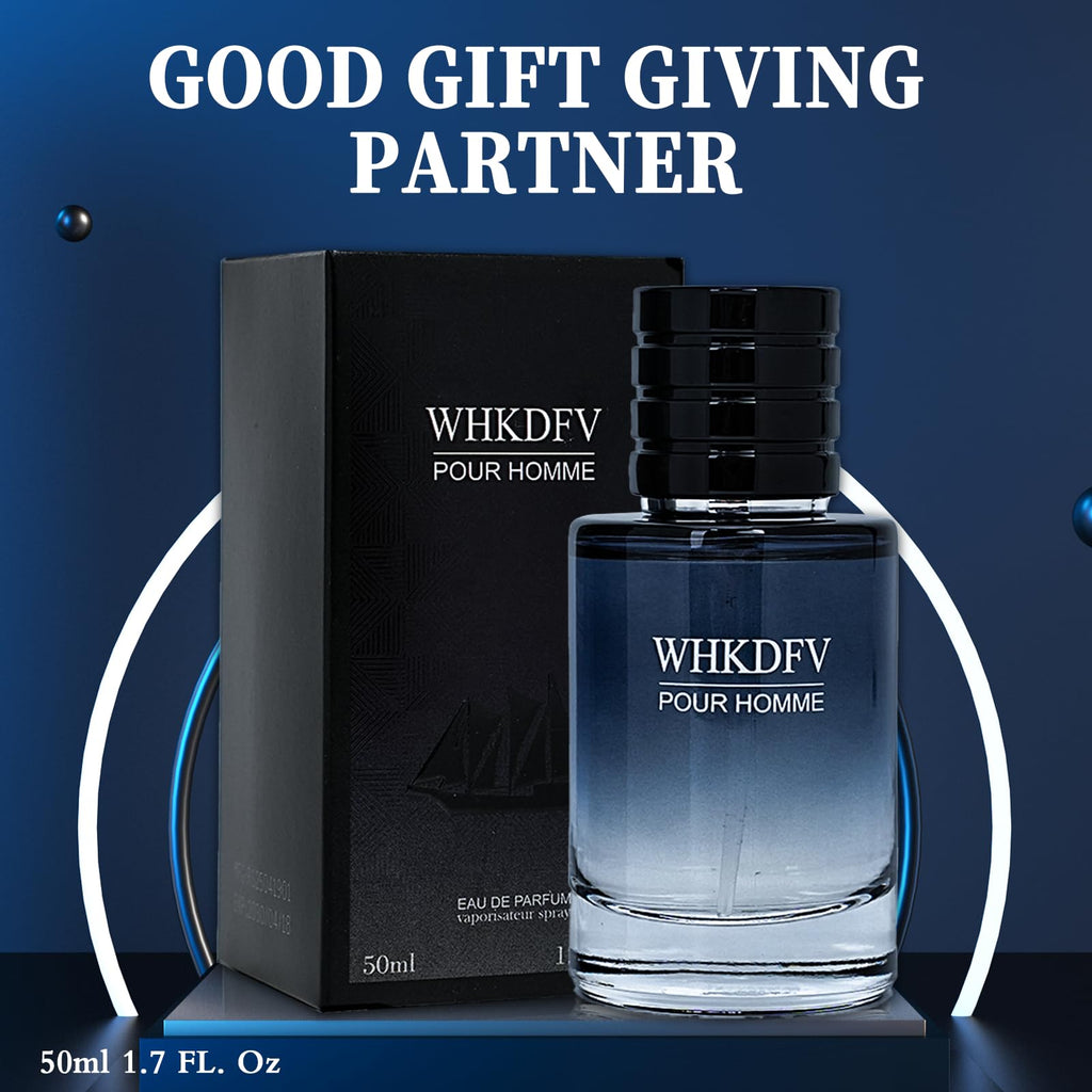 WHKDFV Eau de Toilette Pheromone Cologne for Men, 1.7 Ounce