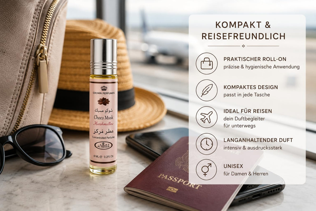 Al-Rehab Choco Musk Eau de Parfum – Warm Gourmand Women’s Fragrance with Chocolate, Vanilla & Musk (50ml)