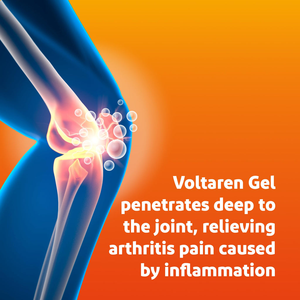 Voltaren Arthritis Pain Relief Gel – Prescription-Strength Diclofenac Topical Gel (150g)