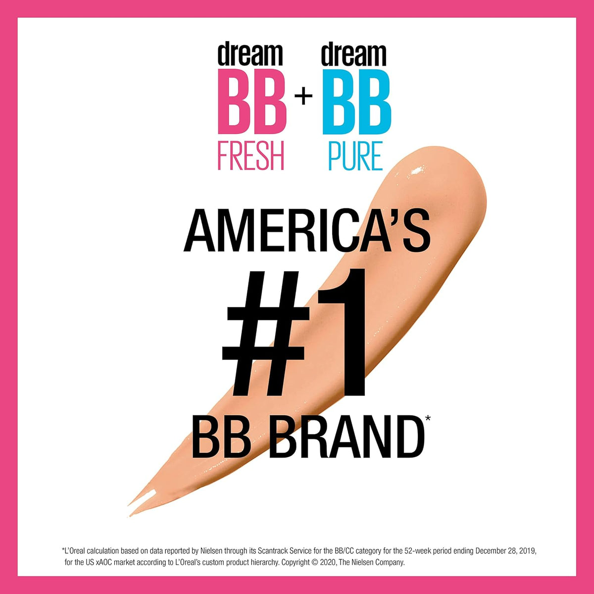 Maybelline Dream Fresh Skin Hydrating BB cream, 8-in-1 Skin Perfecting Beauty Balm with Broad Spectrum SPF 30, Sheer Tint Coverage, Oil-Free, Light/Medium, 1 Fl Oz