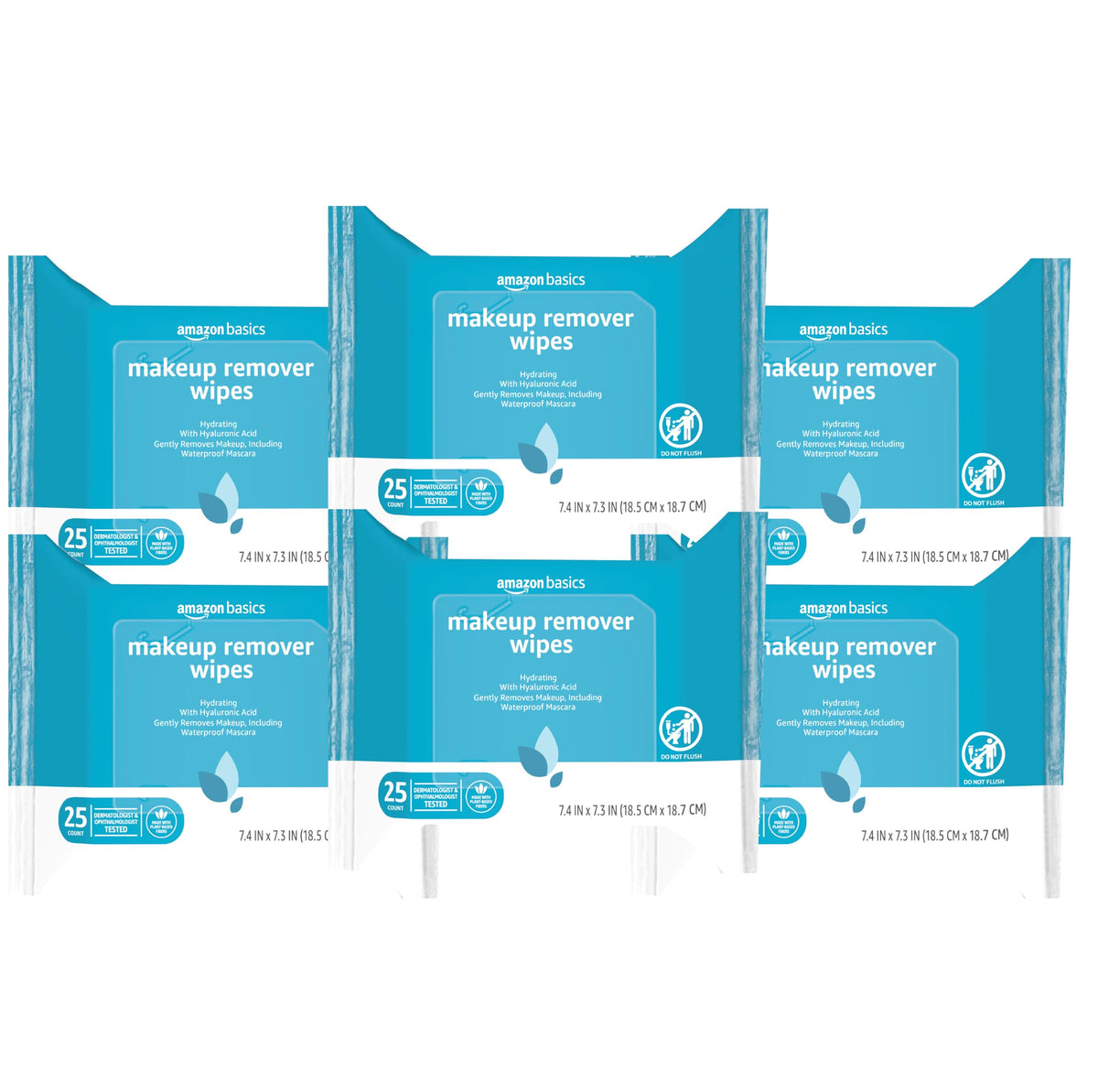 Makeup Remover Wipes – Gentle, Alcohol-Free & pH-Balanced | Removes Waterproof Mascara (25 Count)