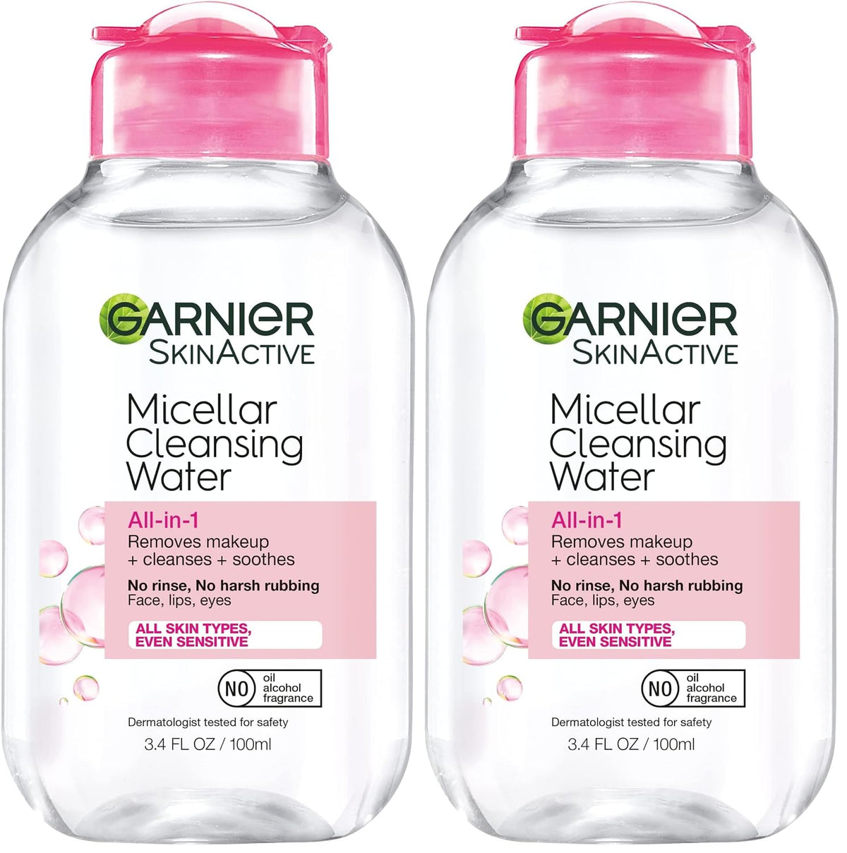 Garnier Micellar Water, Hydrating Facial Cleanser & Makeup Remover, Suitable for Sensitive Skin, Vegan, Cruelty Free, 13.5 Fl Oz (400mL), 1 Count