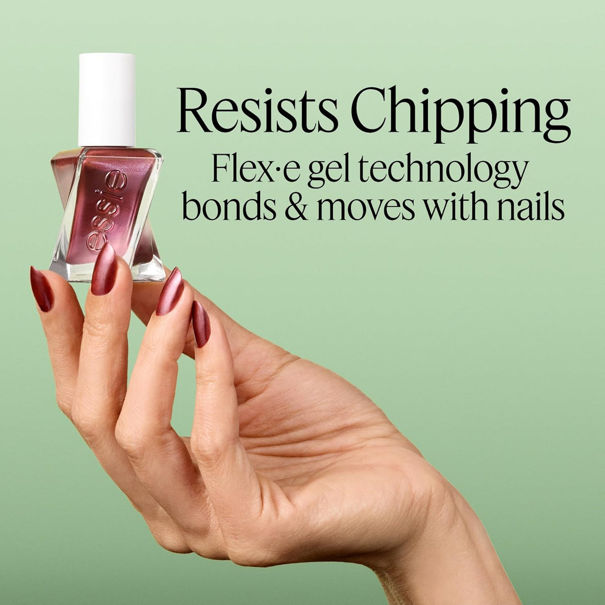 Essie Gel Couture Long-Lasting Nail Polish, 8-Free Vegan, 0.46 fl oz