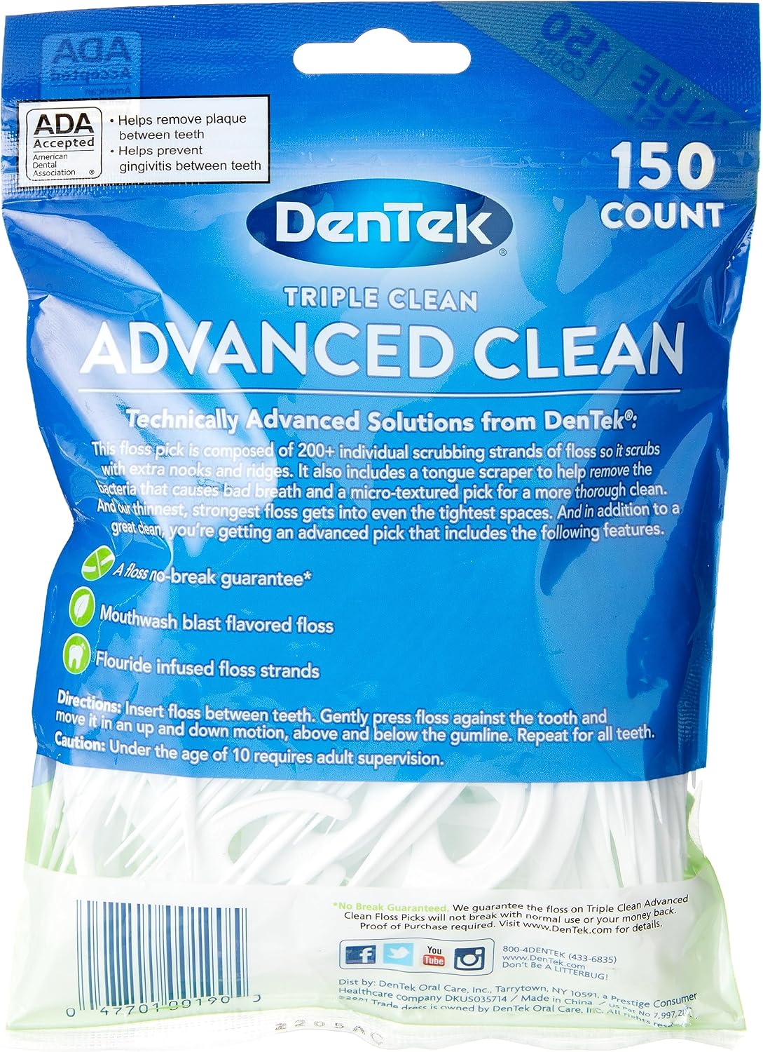 Efferdent Denture Cleaner Tablets, Minty Fresh & Clean, 126 Count