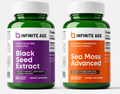 INFINITE AGE Sea Moss & Black Seed Combo