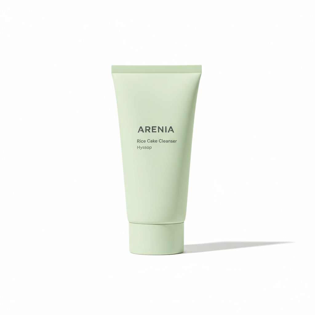ARENCIA Deep Pore Rice Cake Cleanser, Hyssop scent, 150ml tube